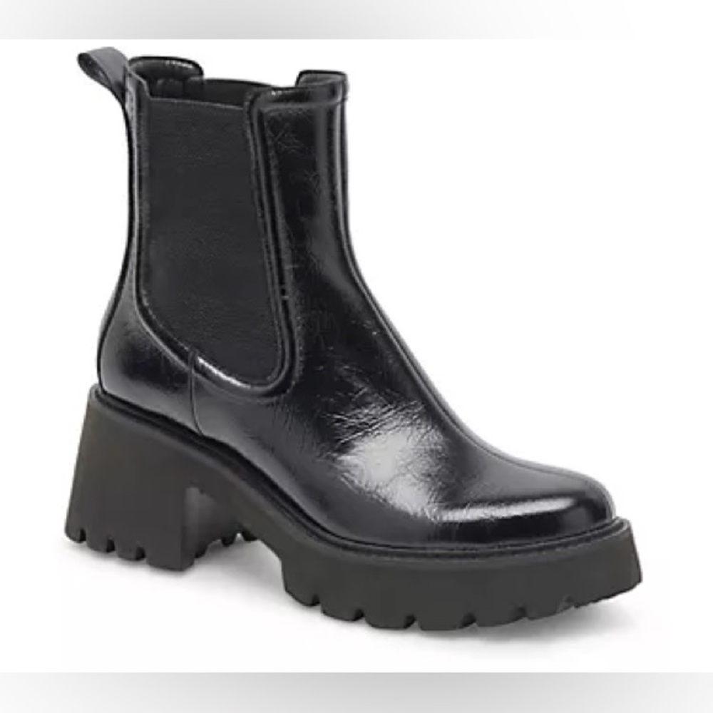DOLCE VITA black leather bootie - Picture 2 of 7